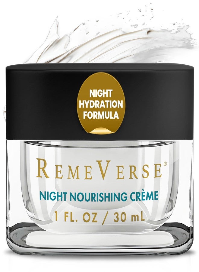 RemeVerse Night Nourishing Crème - Skin-Renewing Face Moisturizer for Women & Men, Hydrating Formula with Hyaluronic Acid, Peptides, Collagen & Glycerin for All Skin Types - Nourishing Facial Cream - Image 1